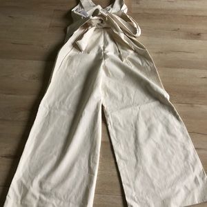 Club Monaco belted jumpsuit.